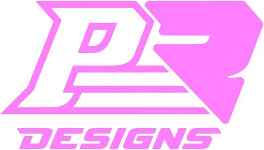 PR Designs Pink Logo Decal