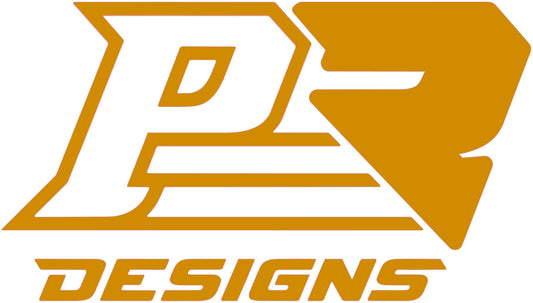 PR Designs Brown Logo Decal